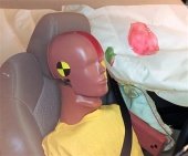 2010 GMC Acadia IIHS Side Impact Crash Test Picture
